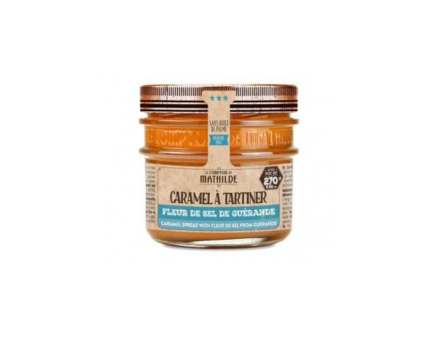 119,00
NOK
Mathilde Karamellpålegg med Fleur de Sel 270g