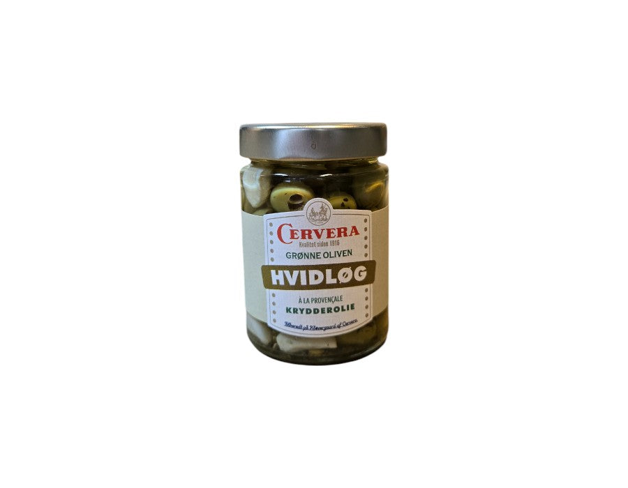 Hvitløksoliven Provence 250g