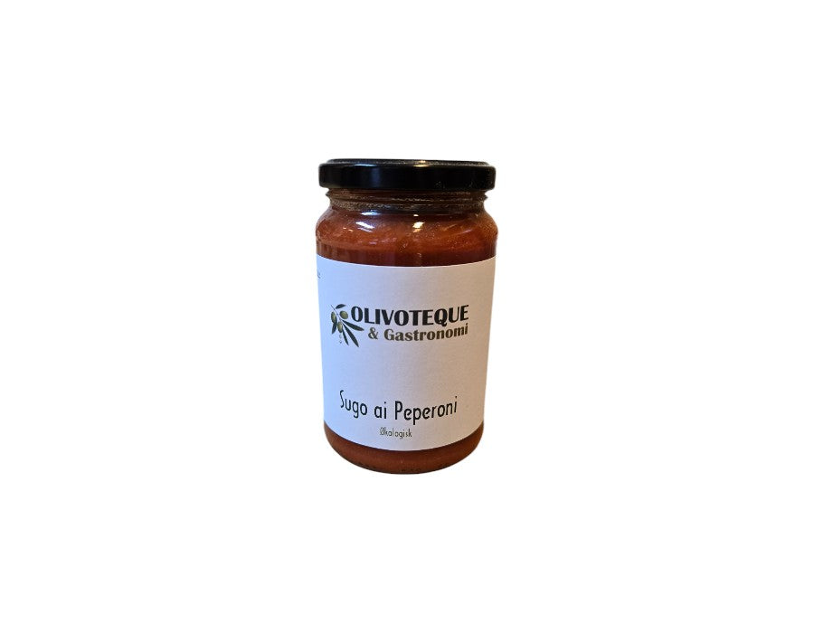 Sugo ai peperoni øko 340g