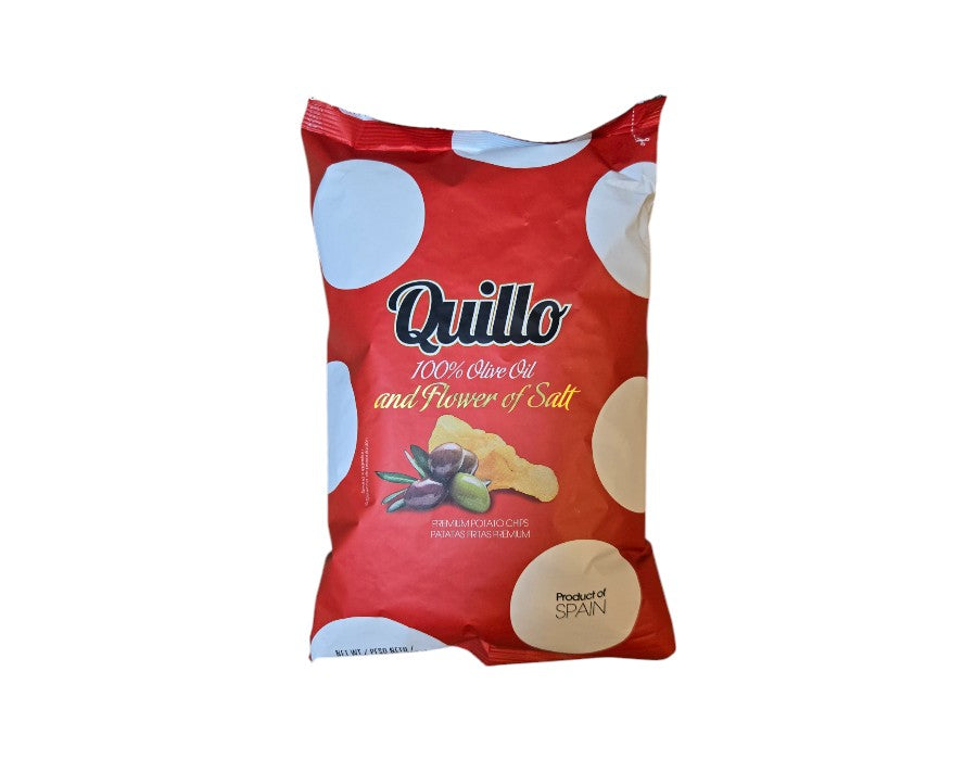 Quillo Olive Oil and Flower of Salt chips 45g