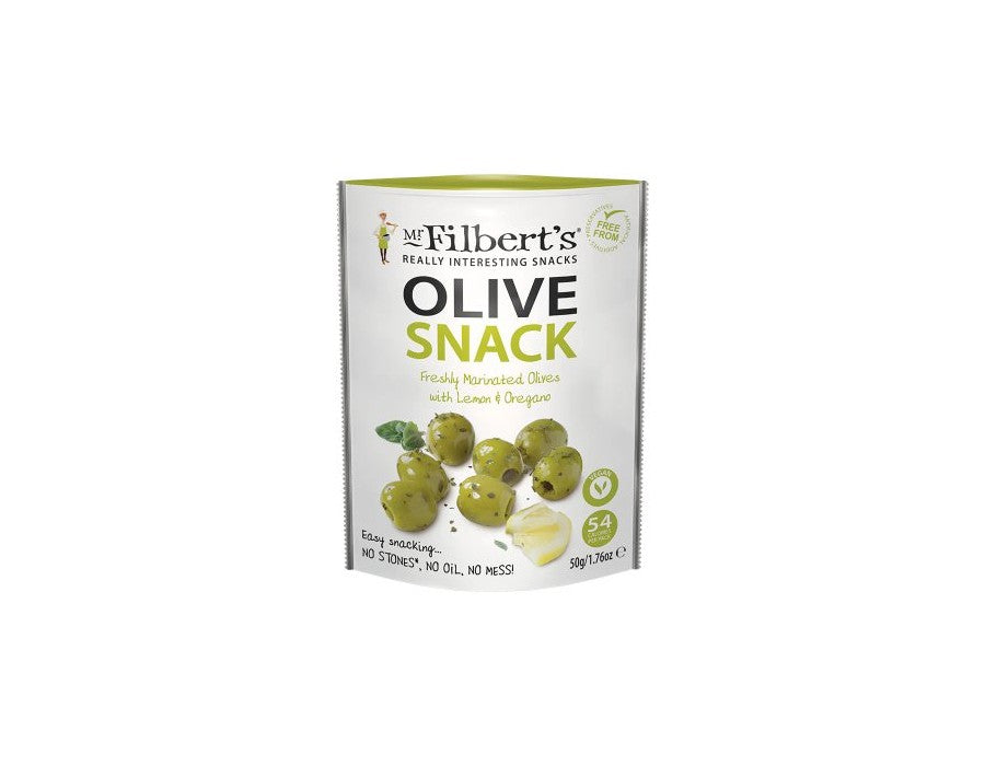 35,00
NOK
Mr Filbert’s Green Olive Snack w Lemon & Oregano