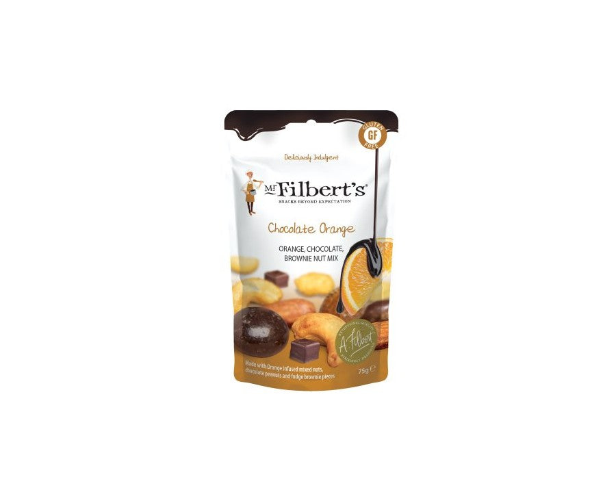 49,00
NOK
Mr Filbert’s Chocolate orange nut mix 75g