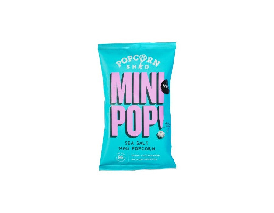 49,00
NOK
Popcorn Shed Sea Salt Mini Pop Large 60g