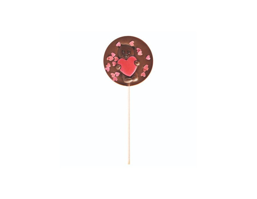 59,00
NOK
Milk Chocolate Lollipop with Teddy Bear with Heart