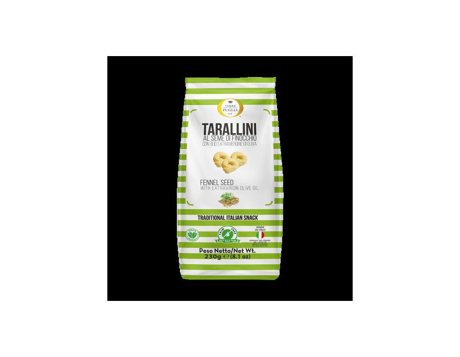 59,00
NOK
Tarallini with Fennel Seeds 230g