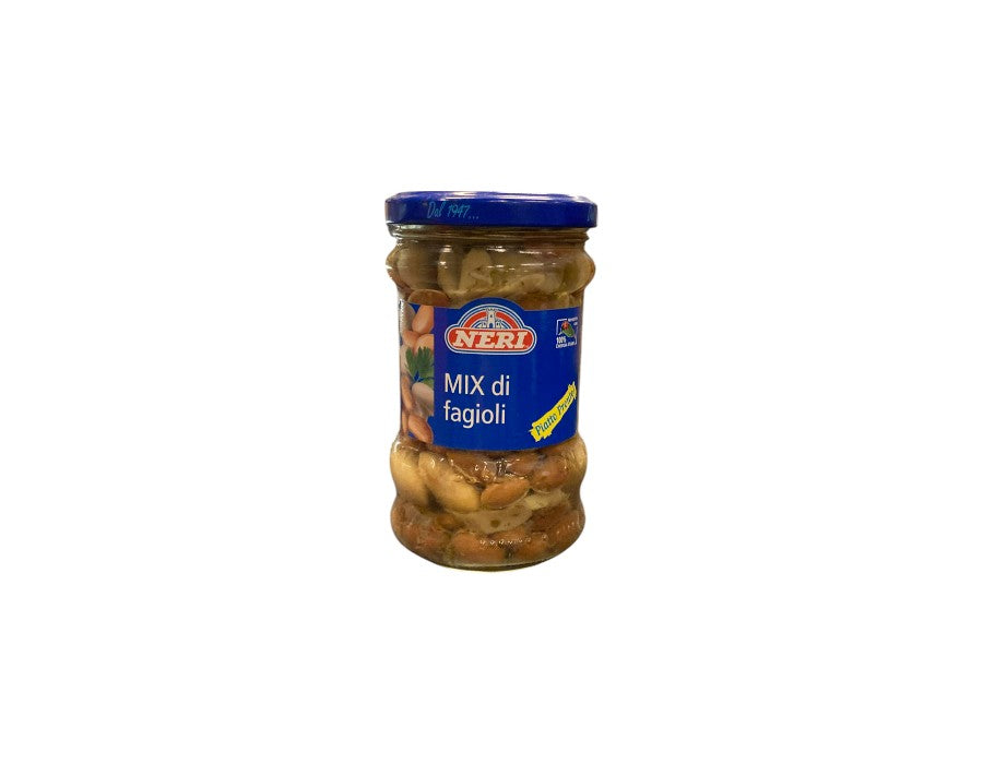 Bønnemix og sopp i olje 190g