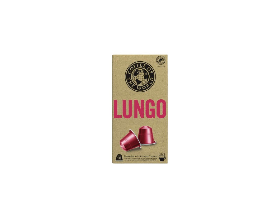 Coffee of the world - Lungo 10stk