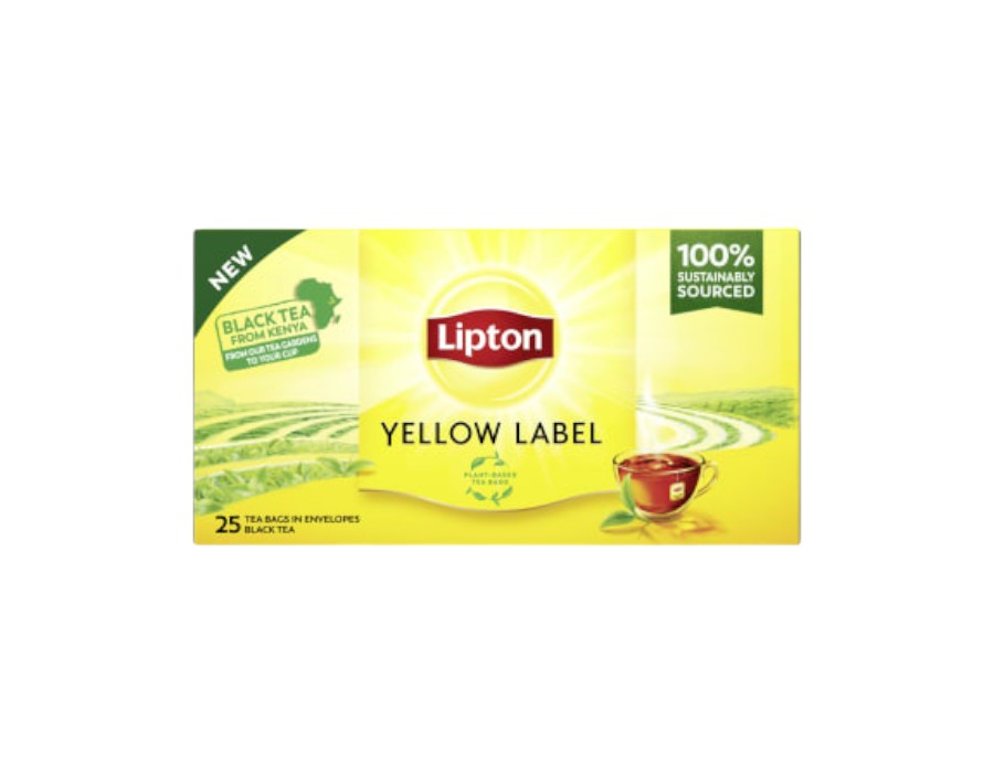 Lipton Yellow Label - filter te - 25stk