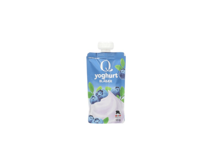 Q Yoghurt Blåbær 125g