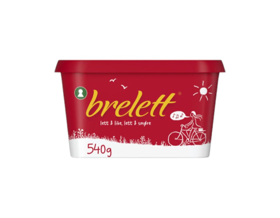 Brelett Lettmargarin 540g