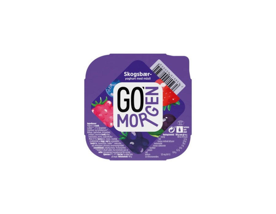 Go Morgen Skogsbær Joghurt med musli 190g