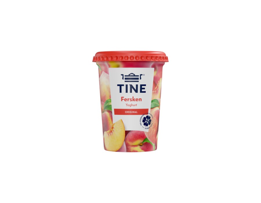 TINE Yoghurt Fersken 500g