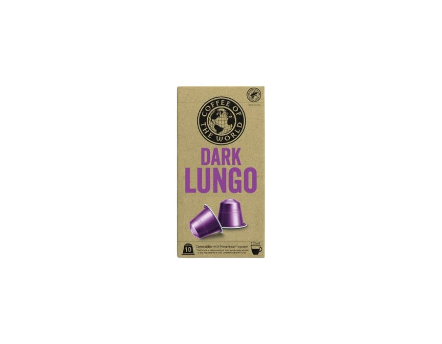 Coffee of the world - Dark lungo 10stk