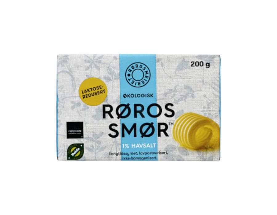 Røros Smør Økologisk 1% havsalt 250g