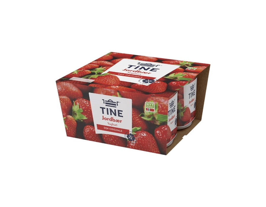 TINE Yoghurt Jordbær 4x150g