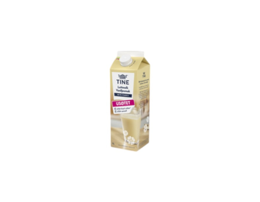 TINE Lettmelk Vaniljesmak 1l