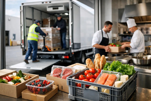 Distribusjon til restauranter som holder kjøkkenet i gang