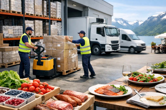 Matlogistikk Norge som holder varene i bevegelse