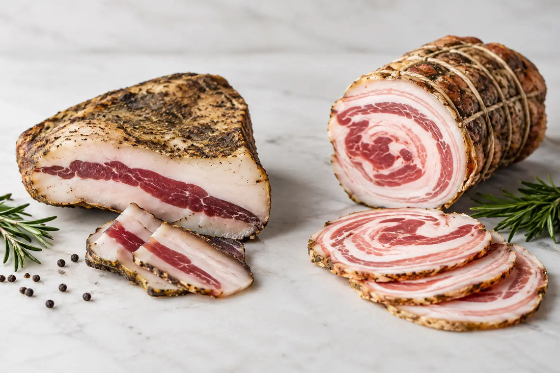 Guanciale vs pancetta: Hva er forskjellen?