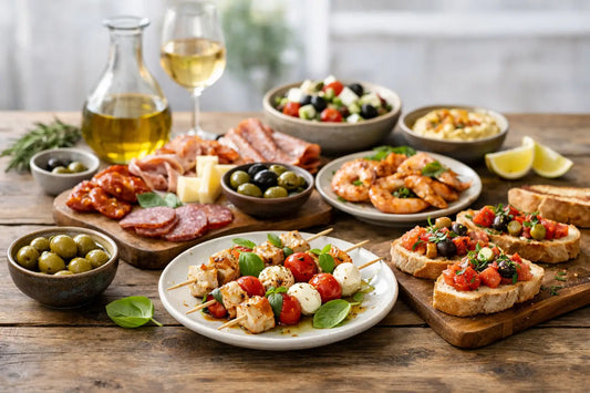 Middelhavssmaker til tapas hjemme, gjort enkelt