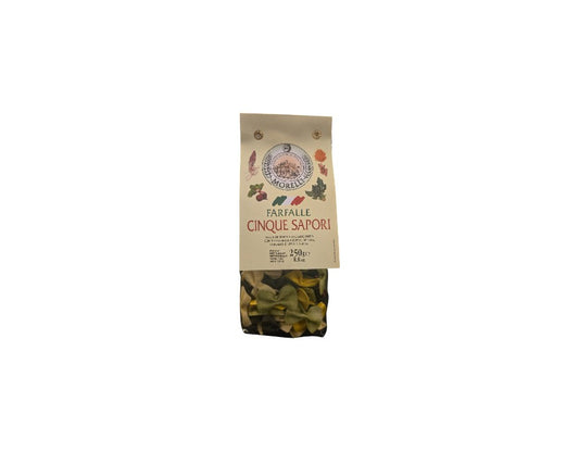 Morelli Farfalle Cinque Sapori - Fem Smakers Sommerfuglpasta 250g
