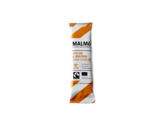 25,00
NOK
Malmö Minibar Appelsin og Ingefær 70% 25g