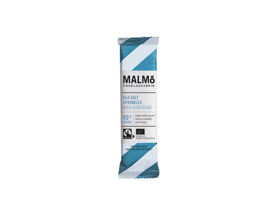 25,00
NOK
Malmö Minibar Melkesjokolade & Havsalt 45% 25g