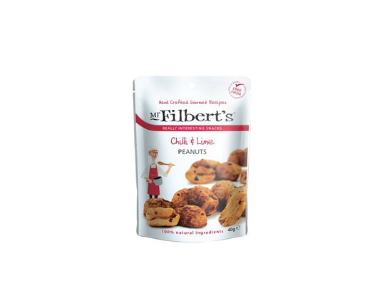 29,00
NOK
Mr Filbert’s Chili lime peanuts 40g