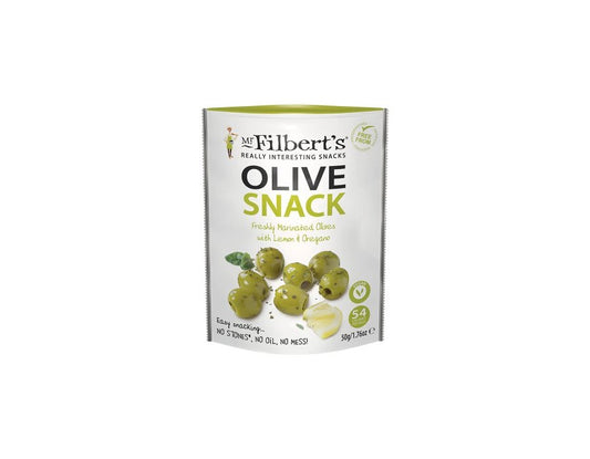 35,00
NOK
Mr Filbert’s Green Olive Snack w Lemon & Oregano