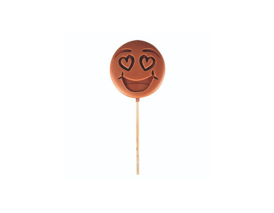 59,00
NOK
Emoji I Love You Milk Chocolate Lollipop