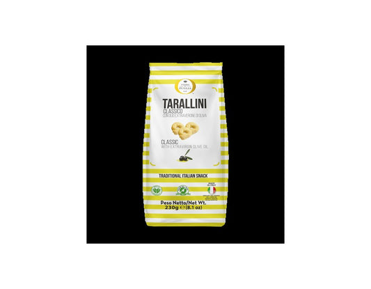 59,00
NOK
Tarallini Classic 230g
