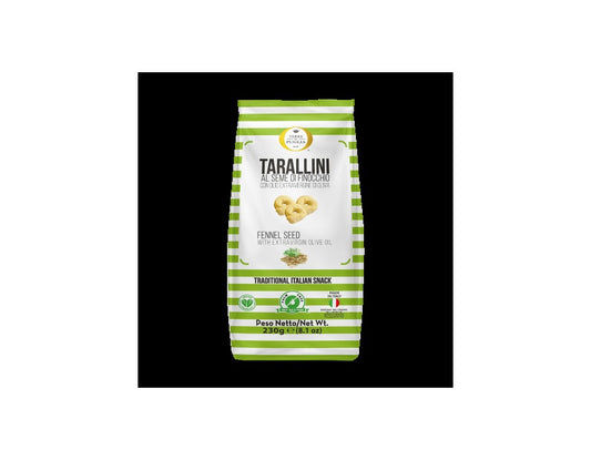 59,00
NOK
Tarallini with Fennel Seeds 230g