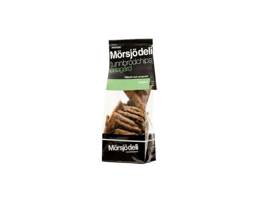 69,00
NOK
Mörsjö Tunnbrödschips Örtagård 100g
