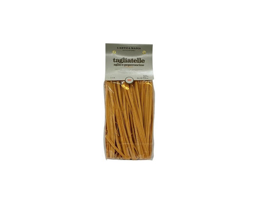 69,00
NOK
Pasta Tagliatelle med Chili og Hvitløk 500g