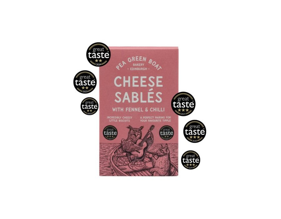 69,00
NOK
Shortbread PGB Ostesablé Fennikel & Chili 80g