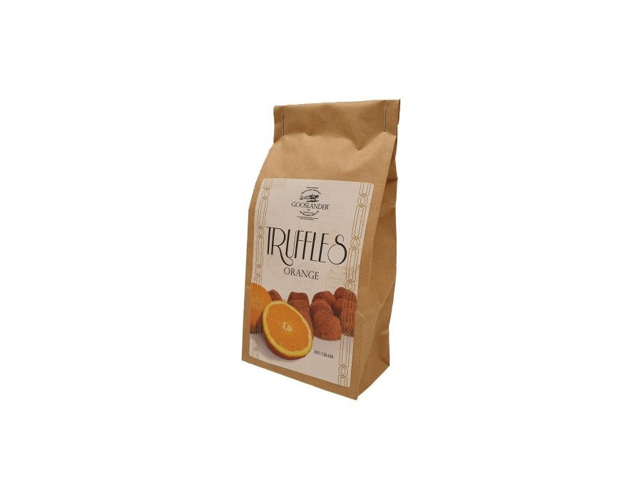 69,00
NOK
Sjokotrøfler Appelsin 100g (Brun pose)
