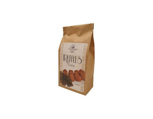 69,00
NOK
Sjokotrøfler Kaffe 100g (Brun pose)