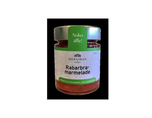79,00
NOK
Heimstølen - Rabarbra-marmelade 156ml