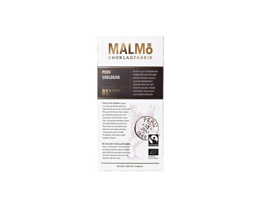 79,00
NOK
Malmö Peru 85% Fairtrade (vegan)