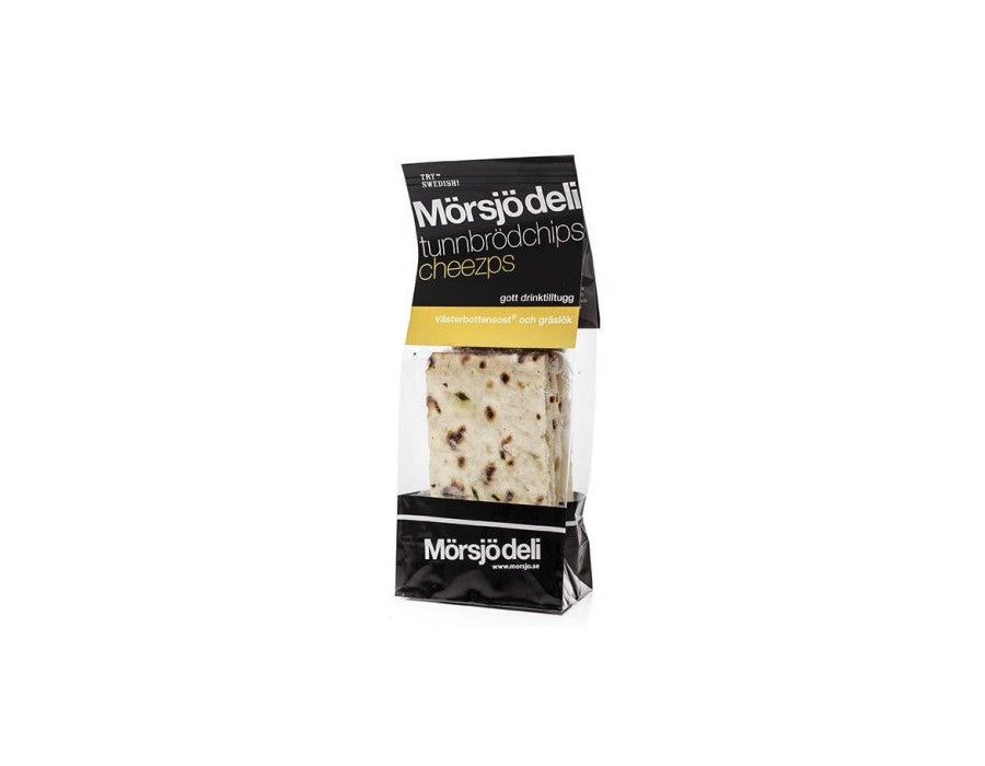 79,00
NOK
Mörsjö Tunnbrödschips Cheezps 70g