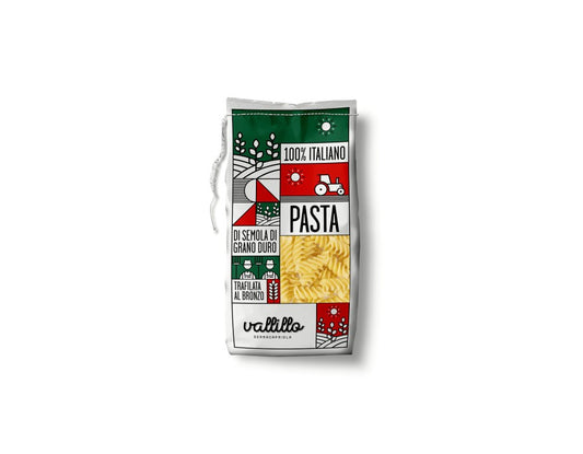 79,00
NOK
Vallillo Pasta Fusilloni 500g