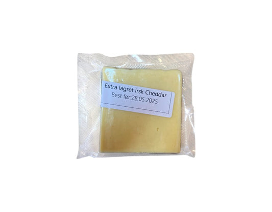 Ekstra lagret irsk cheddar ca 200g