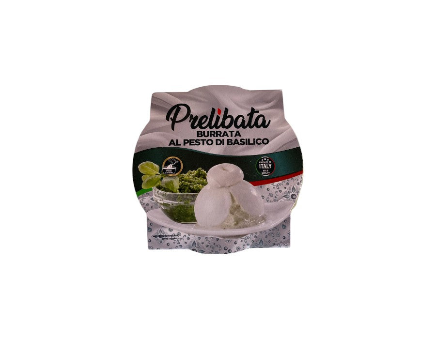 Prelibata Burrata al Pesto Basilico 125g