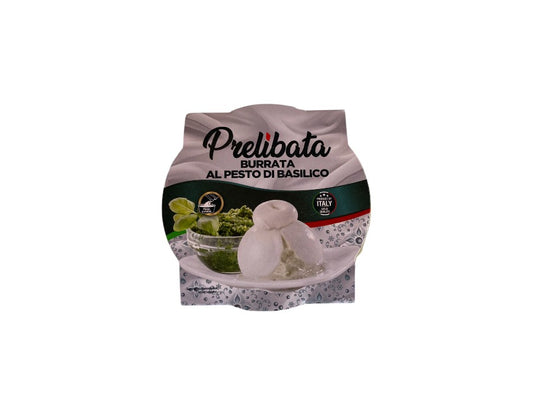 Prelibata Burrata al Pesto Basilico 125g