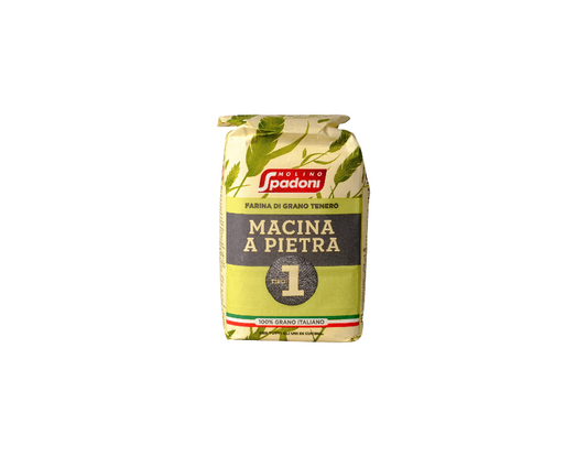 Molino Spadoni Macina a Pietra Tipo 1 – Steinkvernet hvetemel 1kg