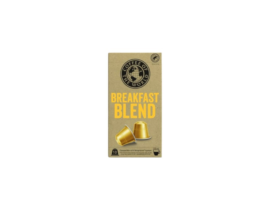 Coffee of the world - Breakfast blend 10stk