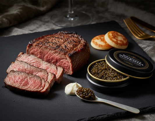 Wagyu + caviar